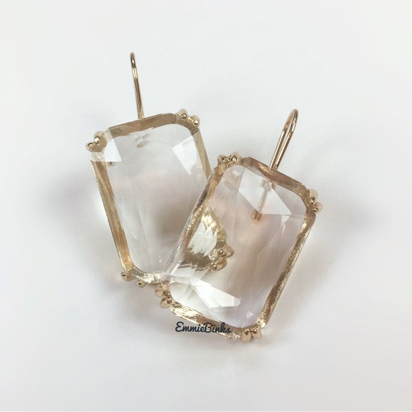✨3for$38 New Zara Faceted Crystal Drop Earrings - Picture 1 of 12